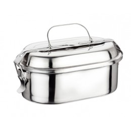 FIAMBRERA INOX RECT.16 CM.5101