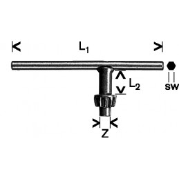 LLAVE PORTABROCAS 1607950045