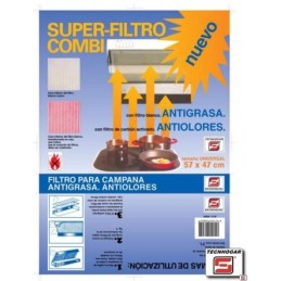 FILTRO CAMPANA CARBONO REF.805