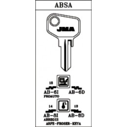 LLAVE CILINDRO EN BRUTO JMA...