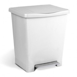 CUBO PEDAL 22 LT.BLANCO 10141