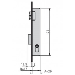 CERRADURA CVL 1975V/0 DE 20 CN