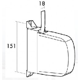 RECOGEDOR MINI MARFIL/BEIG C18