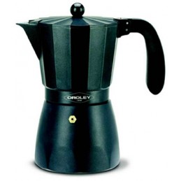 CAFETERA ALUMINIO NEGRO 3TZ