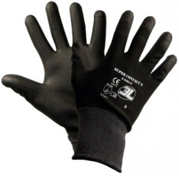 GUANTE NYLON NEGRO 8 SUPER...