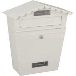 BUZON EXTERIOR ACERO BLANCO