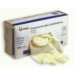 GUANTE DESECHABLE S07 LATEX...