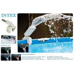 FUENTE PISC. CON LUZ INTEX...