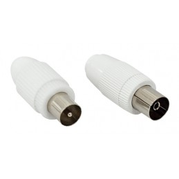 CONECTOR TV RECTO MACHO 9,5MM